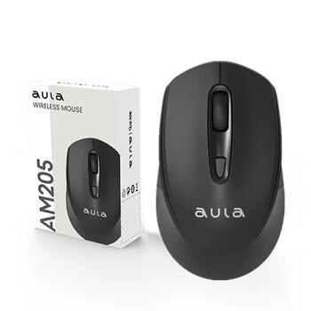 Aula AM205 2.4G Беспроводная мышка с 4 кнопками (800-1600dpi) Black (AM205)