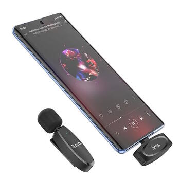 Hoco L15 Wireless Microphone with Type-C connector Black (L15/TYPE-C)