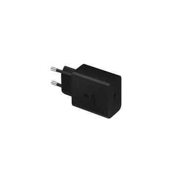Samsung EP-TA845 45W PD 3.0 Быстрая и Универсальная Type-C Plug 3A Зарядка для S20/S21/A51/A71 Black (OEM) (EP-TA845/OEM)