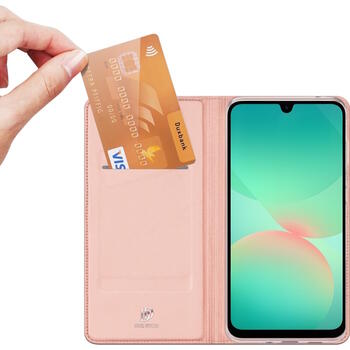 Dux Ducis Skin Pro sāniski atverams maks priekš Samsung Galaxy A276 A27 5G Pink (DU-SP-A27-PI)