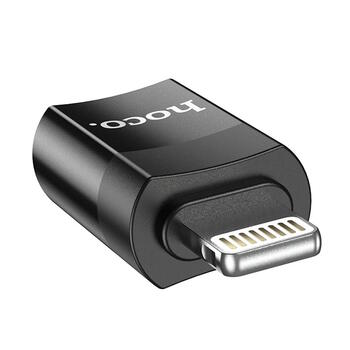Hoco UA17 адаптер Lightning на Type-C Black (UA17/LIG-TYPEC)