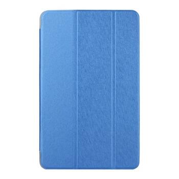 Riff Texture Planšetdatora maks Tri-fold Stand Leather Flip priekš Huawei MediaPad T3 7.0 D.Blue (PRES-HUA-T3-7.0-D.BL)
