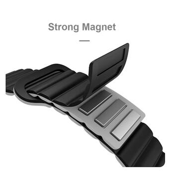 Riff 20мм Универсальный (Samsung, Garmin и т.д.) Магнитный силиконовый ремешок Blue (RF-20mm-LPM-BL)