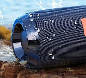 Riff TG117 Universāls bezvadu Bluetooth skaļrunis AUX / Micro SD / USB Zili oranžs (RF-TG117-OR/BL)