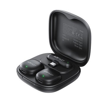 Acefast R1 Комплект быспроводных микрофонов с зарядным кейсом Black (R1)