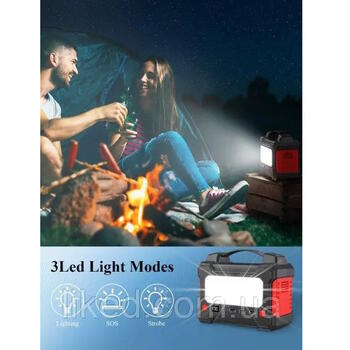 Remax RPP-325 150W Портативный аккумулятор - станция 36000mAh AC 220В Сетевое гнездо + PD GaN 60W + 3x USB 63W Черная (RPP-325)