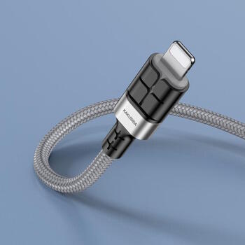 iKaku KSC-696 Smart проводо для быстрой подзарядки USB на Lightning 1.2m Grey (KSC-696/GR)