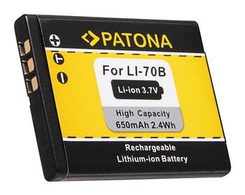 Patona LI-70B Аккумулятор для Olympus FE-4020, X940, VG110 Li-Ion 650mAh (PS-M-LI-70B)
