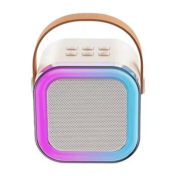 Riff K12 Portatīvā BT karaoke sistēma ar 2 Wireless mikrofoniem White (RF-K12/WH)
