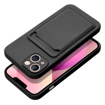 Riff Card sērijas silikona maks priekš Apple iPhone 11 Black (RF-CARD-IP11-BK)