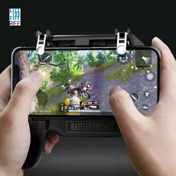 Riff SR Держатель для мобильных игр с кулером и аккумулятором 2000 мАч Черный (RF-SR-FAN-2000)