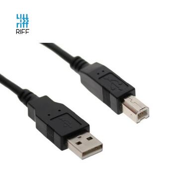 Riff USB 2.0 A-plug AM-BM Кабель для принтера 1.5m (RF-PR-USB-AB-1.5M-BLACK)