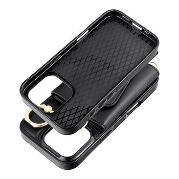 Riff Wonder maciņš Apple iPhone 16e / iPhone 17e (ar karšu nodalījumiem, 2 siksniņām) Black (RF-WON-IP16e/17e-BK)
