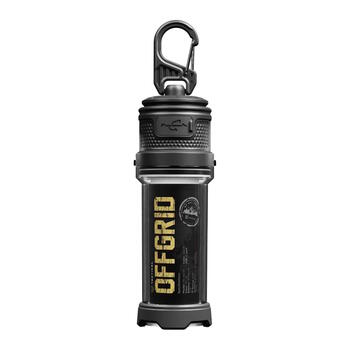 Tactical OffGrid SB-6623B 2in1 ceļojumu lukturītis ar LED laternu / avārijas power bank 3000 mAh IPX6 (SB-6623B)