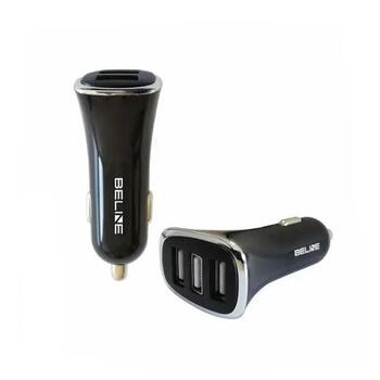 Beline CC20 3 USB-A auto lādētājs 22.5W Melns (PS-M-СС20)