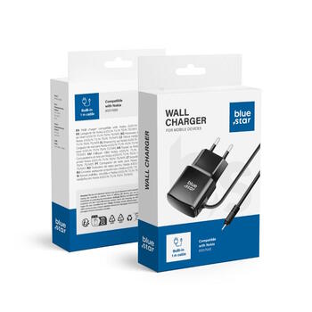 Blue Star TFK-TC-1100B Зарядное устройство 0,6A 3W для телефонов Nokia 6101 / N70 / N71 / N75 / N95 1,13м (TFK-TC-1100B)