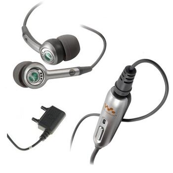 Наушники (стерео гарнитура) Sony Ericsson HPM-70 Fast Port для Sony Ericsson C905 K750 J230 Серебро (PS-M-HPM-70-SIL)