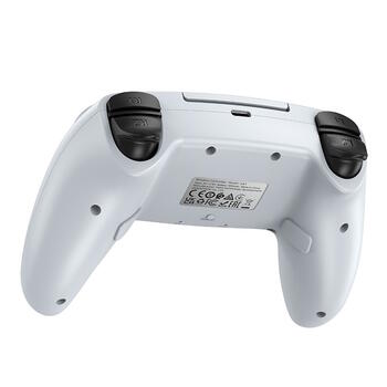 Hoco GA1 Bezvadu spēļu kontrolieris priekš PlayStation PS5 PS4 PC White (GA1)