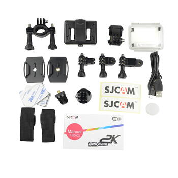 RETURNED SJCam SJ5000x Elite Wi-Fi Водостойкая 30m Спорт Камера 12.4MP 170° 4K HD 2.0" LCD Экран Серебристый (RET-SJ5000xWIFI-SI)