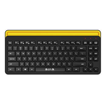 Aula AW310 Беспроводная Bluetooth Клавиатура для Smart TV / ПК / Планшета с EN / RUS раскладкой Черная (AWK310)