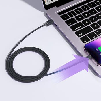 Joyroom S-AL012A14 Провод для передачи данных & заряда Lightning на USB 2.4A 2m Black (S-AL012A14)