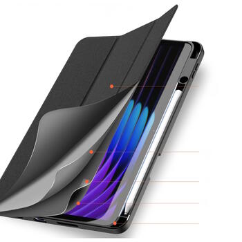 Dux Ducis Domo Maks ar statīvu un Miega gudru funkciju Xiaomi Pad 8 / Pad 7 / Pad 7 Pro Black (DU-DO-XPAD7-BK)