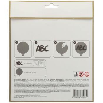 Folat Folija gaisa balons "3D Golden Dawn" 56cm (68485)