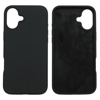 Riff plāns ar mīkstu iekšpusi maks priekš iPhone 16 Black (RF-TS-IPH16-BK)