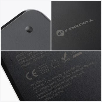 Forcell F-Energy E856 Универсальное зарядное устройство для ноутбука 65W USB-C + 6 переходников (E856)