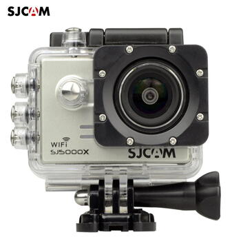 RETURNED SJCam SJ5000x Elite Wi-Fi Водостойкая 30m Спорт Камера 12.4MP 170° 4K HD 2.0" LCD Экран Серебристый (RET-SJ5000xWIFI-SI)