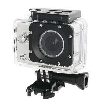 RETURNED SJCam SJ5000x Elite Wi-Fi Водостойкая 30m Спорт Камера 12.4MP 170° 4K HD 2.0" LCD Экран Серебристый (RET-SJ5000xWIFI-SI)
