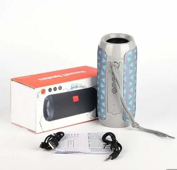 Riff TG117 Universāls bezvadu Bluetooth skaļrunis AUX / Micro SD / USB Pelēks-zils (RF-TG117-GR/BL)