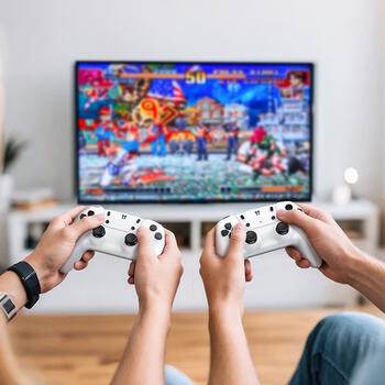 Hoco GA31 Игровая консоль с 20000 встроенных классических игр 64GB White (GA31)