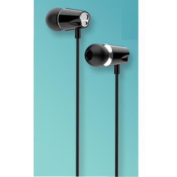 iKaku KSC-400 Универсальные легкие наушники-вкладыши HiFi 3,5 мм с микрофоном 1,2 м Черный (KSC-400-BK)