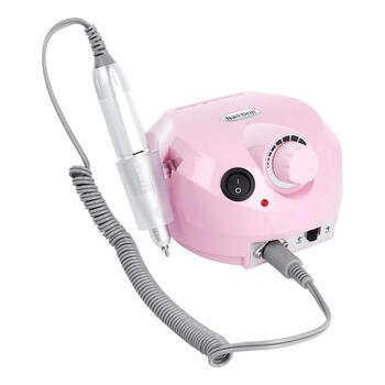 Riff MJ120 Профессиональный маникюрный аппарат фрезер для ногтей 35000 об/мин Pink (RF-MJ120/PI)