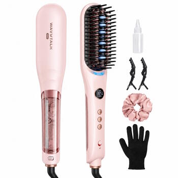 Wavytalk Thermal Brush SteamBrush Pro Gaisa matu veidotājs Pink (Wavytalk-3938)