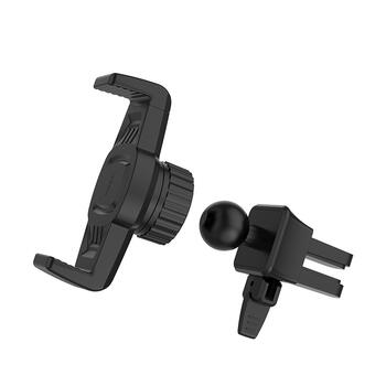 Hoco CA38 Mini Авто воздухо решетки крепление для телефона c экраном 3.5-6 дюймов Черный (CA38)