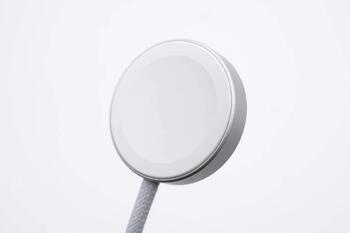 Riff Магнитная Type-C зарядка для Apple серии smart часов 1 - 8 / SE / наушников Airpods Pro 2 с тканевым проводом 1m White (RF-CH-APW-TYC)