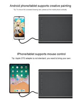 VSON LetSketch WP9625 Profesionāls Bezvadu Grafiskais Planšetdators ar Bluetooth Melns/Sarkans (WP9625BT)
