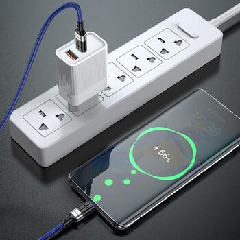 iKaku KSC-696 PD60W провод для подзаряда и передачи данных Type-C на Type-C 1.2м Blue (KSC-696/CC/BL)