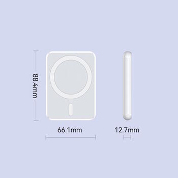 Remax RPP-509 5000mAh Внешний аккумулятор 20W PD 1x USB-C + QC с 15W Магнитной беспроводной зарядкой Черный (RPP-509)