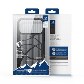 Dux Ducis Shld чехол для iPhone 17 Pro Max / iPhone 18 Pro Max Contour pattern (DU-SHLD-17PMA-BK)