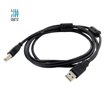 Riff USB 2.0 A-plug AM-BM Кабель для принтера 1.5m (RF-PR-USB-AB-1.5M-BLACK)