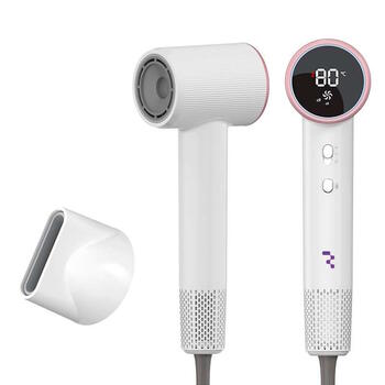 Фен SL-B365 1300W с LED дисплеем / 2 скорости воздушного потока / 5 температурных режимов White (SL-B365)