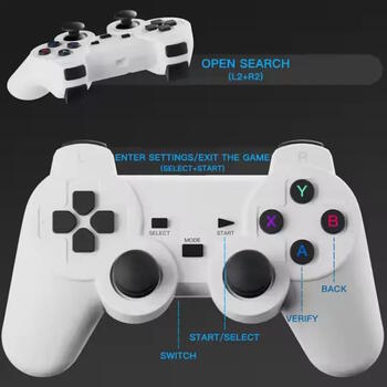 Riff P30MAX Portatīvais Videoprojektors Spēļu Konsole 36000+ 4K Android 11 Allwinner H713 64 Gb White (RF-P30MAX)