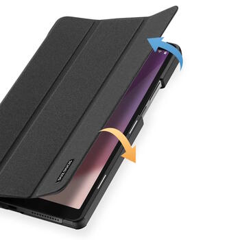 Dux Ducis Domo Maks ar statīvu un Miega gudru funkciju priekš Lenovo Tab M9 TB310 Black (DD-TC-TB310-BK)