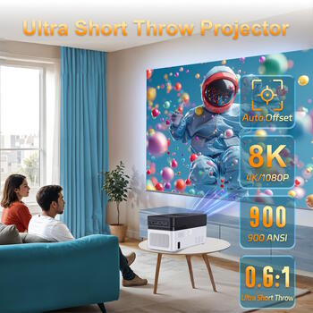 Riff RF-HY450 Pro Универсальный проектор Full HD WiFi 6 BT 5.4 Android 11.0 (RF-HY450PRO)