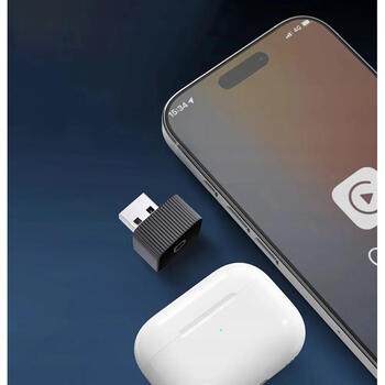 Ottocast T2 Mini Slim Беспроводной адаптер для CarPlay и Android Auto Silver (CP88-T2-SIL)