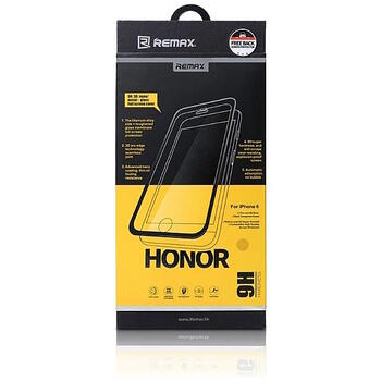 Remax Honor series Full face защитное стекло с металлической рамкой для Apple iPhone 6 / 6S Gold (REH-TEM-IP6-GO)