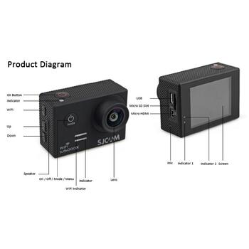SJCam SJ5000x Elite Wi-Fi Водостойкая 30m Спорт Камера 12.4MP 170° 4K HD 2.0" LCD Экран Черный (SJ5000xWIFI-BK)
